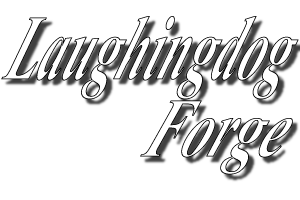 laughing dog forge logo for Laughingdogforge.com